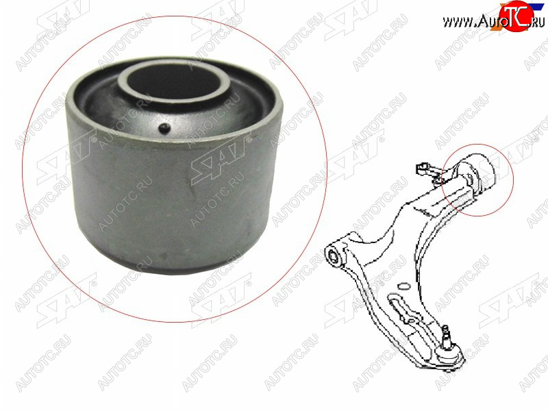 299 р. Сайлентблок RR переднего нижнего рычага NISSAN ADWIGROADALMERASYLPHYPULSARSUNNY 00- SAT ST-54570-4M410  с доставкой в г. Вологда