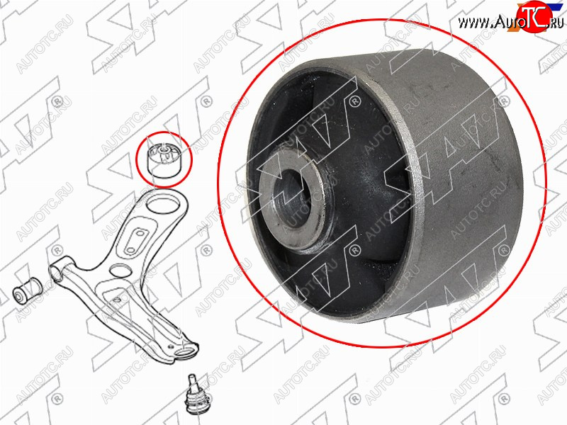 439 р. Сайлентблок Hyundai Elantra 00-16  ix35 13-15  Santa Fe 05-19  Solaris 10-20  Kia Carnival 06-14 SAT ST-54584-H5000  с доставкой в г. Вологда
