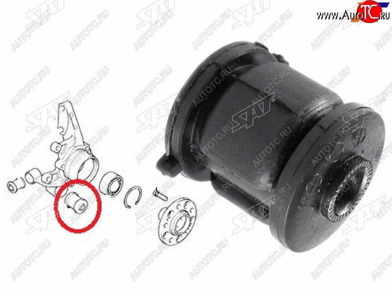 349 р. Сайлентблок Chevrolet Lacetti 04-13  Daewoo Lacetti 04-09  Hyundai Elantra 00-09  ix35 09-15  So SAT ST-55116-25000  с доставкой в г. Вологда
