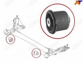 Сайлентблок Hyundai Solaris 10-17  Kia Rio 11-17  Hyundai Accent 11-17 (Справа=Слева) SAT ST-55160-1R000