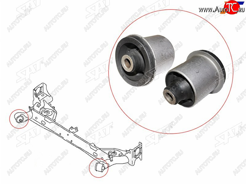 959 р. Сайлентблок Nissan Juke 10-20  Leaf 09-17 SAT ST-55501-1KK0A  с доставкой в г. Вологда