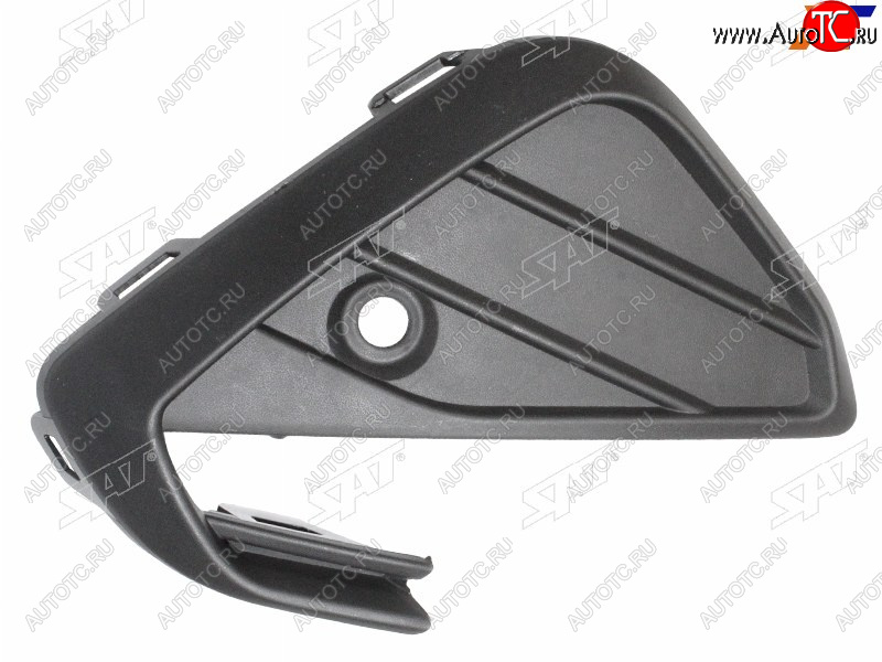 559 р. Заглушка переднего бампера RH SAT Volkswagen Polo Mk6 лифтбек (2020-2022) (под сонар)  с доставкой в г. Вологда