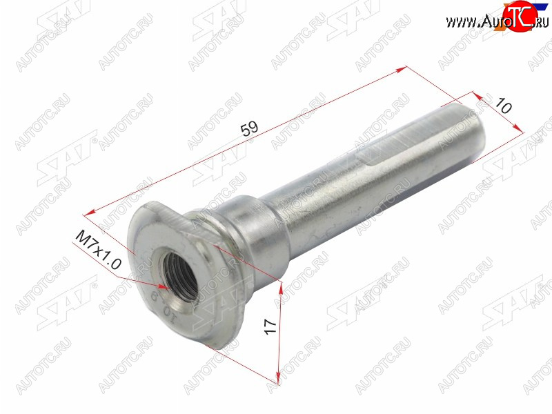 105 р. Направляющая суппорта FR HYUNDAI SANTA FE 00-06TERRACAN 01-TIBURON 96- SAT ST-58161-33000  с доставкой в г. Вологда