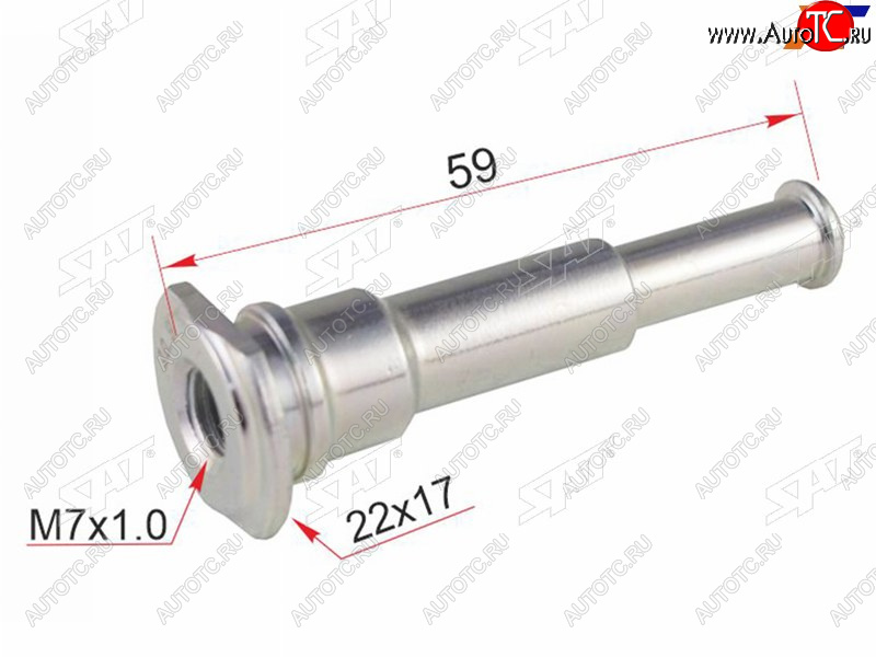 105 р. Направляющая суппорта FR HYUNDAI SANTA FE 00-06TERRACAN 01-TIBURON 96- SAT ST-58162-33000  с доставкой в г. Вологда