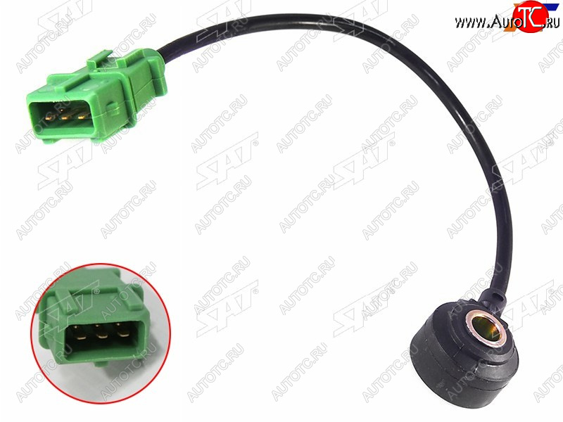 599 р. Датчик детонации CITROEN C5C6 05-C8 02-PEUGEOT306406407 04-807 02-Renault Clio IILaguna 01- SAT ST-5946.22  с доставкой в г. Вологда