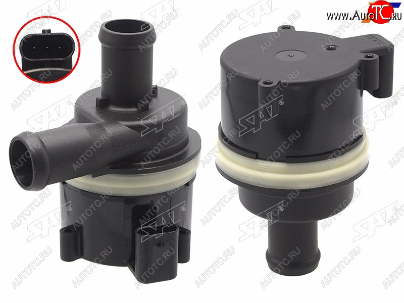 2 179 р. Насос водяного охлаждения электрический VW TOUAREG 3,6AMAROKAUDI A4A5 3,02,7 TDI 08-15 SAT ST-61-0061  с доставкой в г. Вологда
