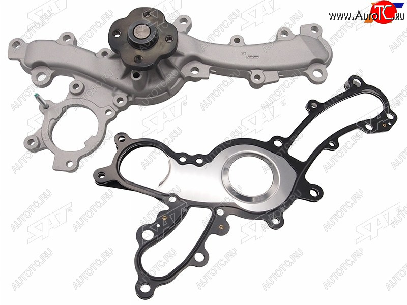 7 199 р. Насос водяного охлаждения TOYOTA CAMRYRAV4 17- 2GRFKS SAT ST-61-0056  с доставкой в г. Вологда