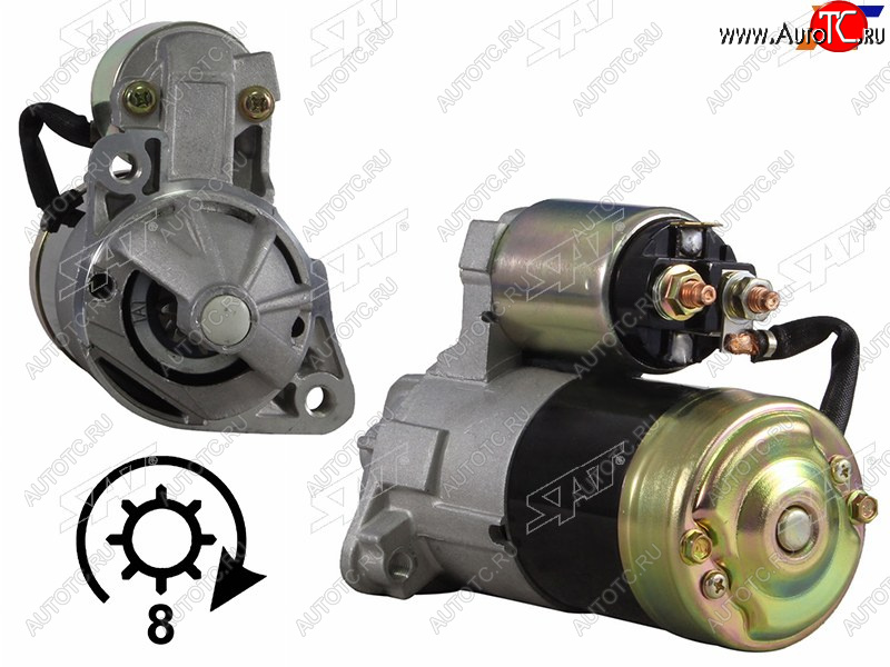 4 099 р. Стартер Hyundai Sonata 91-93  Kia Sorento 02-06  Mitsubishi Pajero 81-03  Pajero Sport 96-21  Hy SAT ST-64-0074  с доставкой в г. Вологда