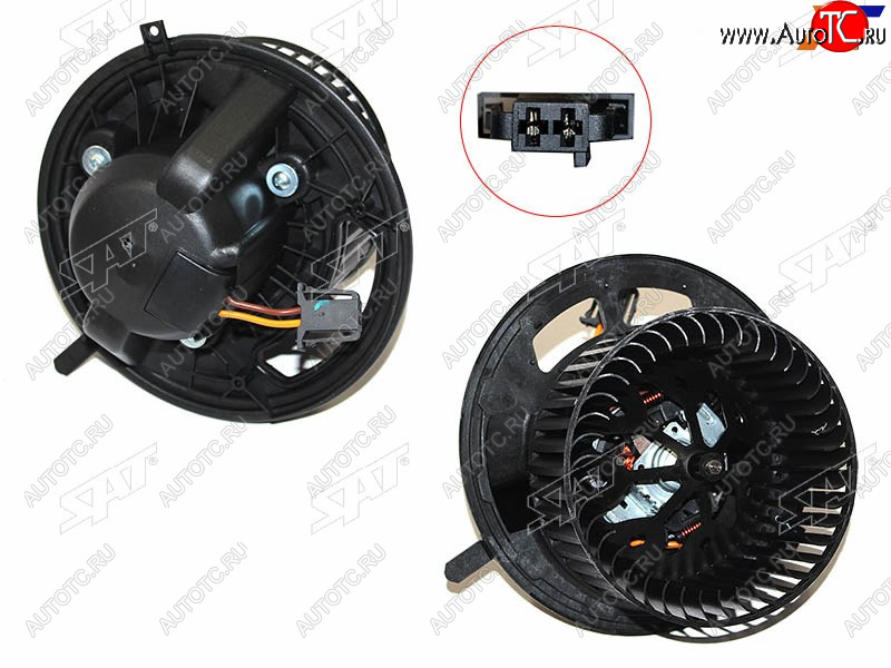 3 899 р. Мотор отопителя салона BMW 1-Series 04-12  3-Series 05-14  X1 09-15  X3 10-17 SAT ST-64119227670  с доставкой в г. Вологда