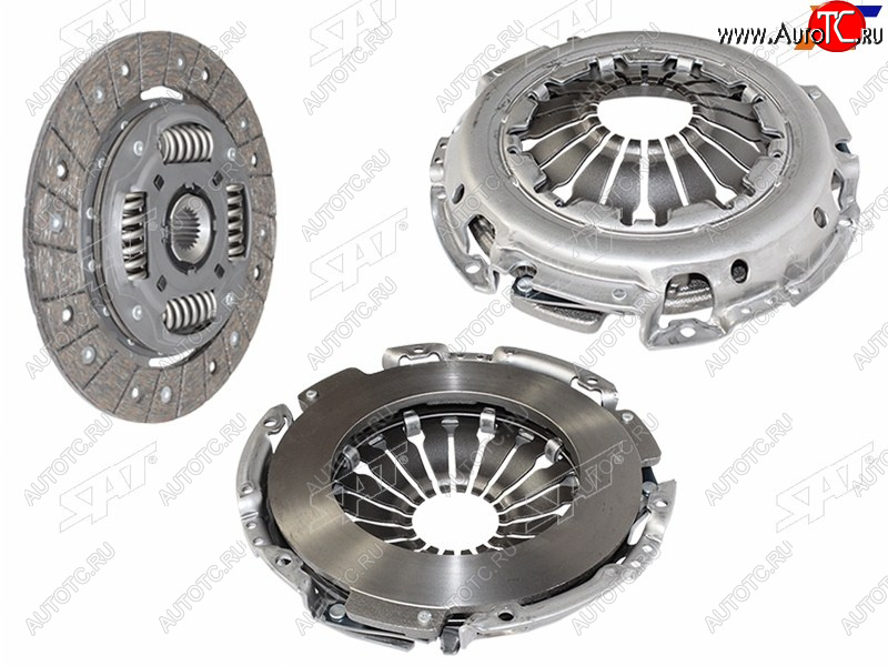 7 849 р. Комплект сцепления RENAULT DUSTER 1.6 10-MEGANE 1.6 08-CLIO 1.6 08- SAT ST-7701477462  с доставкой в г. Вологда