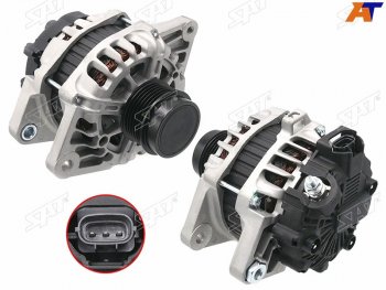 12 199 р. Генератор HYUNDAI I30 12-17IX20 15-19KIA RIO 12-15CEED 1.41.6 12-18 G4F# 12V 90A                 SAT ST-85-0056  с доставкой в г. Вологда. Увеличить фотографию 2