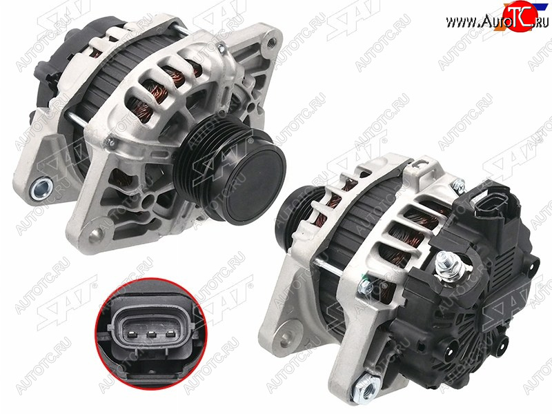 12 199 р. Генератор HYUNDAI I30 12-17IX20 15-19KIA RIO 12-15CEED 1.41.6 12-18 G4F# 12V 90A                 SAT ST-85-0056  с доставкой в г. Вологда