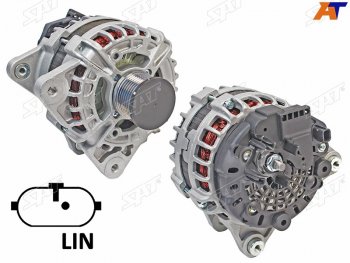 16 599 р. Генератор RENAULT KAPTUR 1.6 14V 150A 16- H4MMEGANE 1.2 16- H5F408NISSAN QASHQAI 1.2 13- HR12DDTX SAT ST-85-0013  с доставкой в г. Вологда. Увеличить фотографию 2