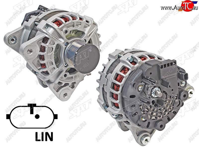 16 599 р. Генератор RENAULT KAPTUR 1.6 14V 150A 16- H4MMEGANE 1.2 16- H5F408NISSAN QASHQAI 1.2 13- HR12DDTX SAT ST-85-0013  с доставкой в г. Вологда