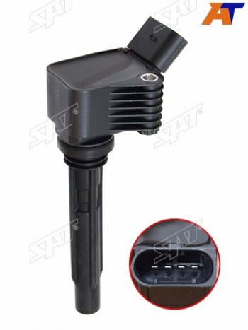 1 569 р. Катушка зажигания AUDI A1A3A4A5A6A7Q3Q5Q7TTSKODA OCTAVIA IIISUPERB IIIVOLKSWAGEN GOLF VI SAT ST-86-0029  с доставкой в г. Вологда. Увеличить фотографию 2