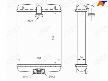 Радиатор отопителя салона MERCEDES  E- CLASS W210 CLK-CLASS #208S W200(трубчатый) SAT ST-87-0030