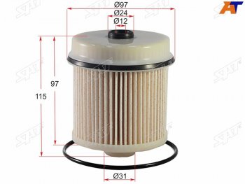 369 р. Фильтр топливный ISUZU FORWARD 4HK6HKELF NHRNKRNPRNQR 4HK4JJ1NISSAN ATLAS 4JJ1 07-13          SAT ST-8-98203-599-0  с доставкой в г. Вологда. Увеличить фотографию 2