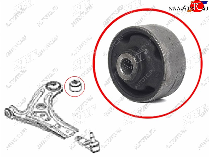 349 р. Сайлентблок Chevrolet Aveo 02-11  Kalos 03-08  Daewoo Kalos 02-08  Ravon Nexia R3 16-20 SAT ST-96535088  с доставкой в г. Вологда