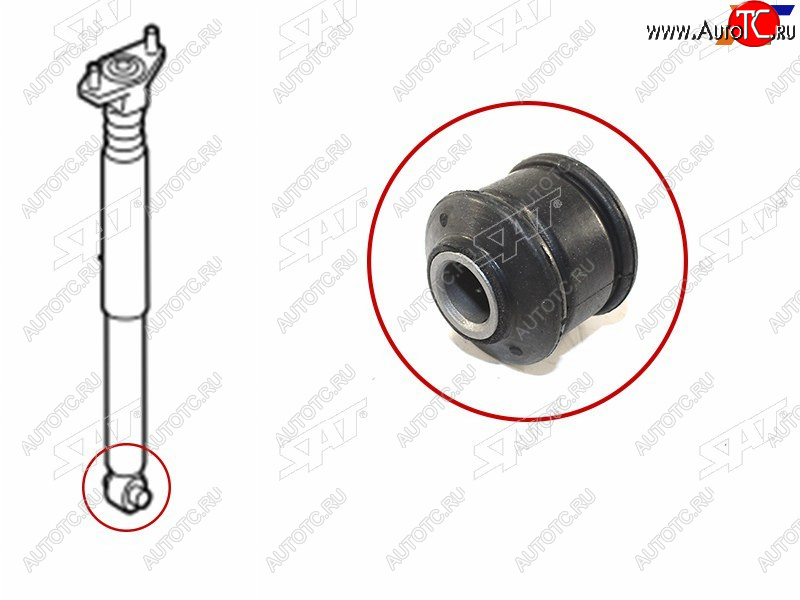 359 р. Сайлентблок Ford Focus 04-11  Mazda 3 08-13  Ford C-MAX 03-07  Mazda 3 MPS 09-13  Axela 09-13 SAT ST-BBM2-28-910D  с доставкой в г. Вологда