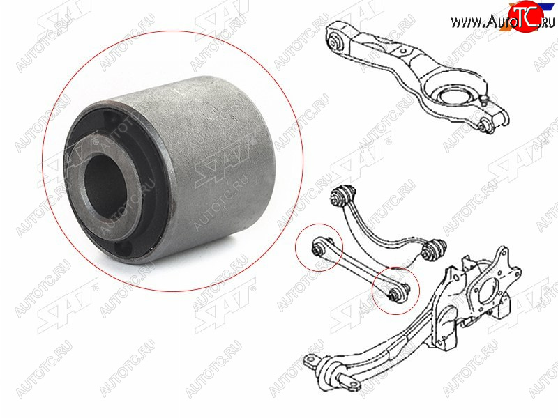 228 р. Сайлентблок заднего нижнего поперечного рычага MAZDA 3  MAZDA 5PREMACY 05-  FORD C-MAX 03-10  FO SAT ST-BP4K-28-500D  с доставкой в г. Вологда