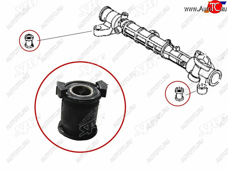228 р. Втулка рулевой рейки Mazda 3 03-13  3 MPS 06-13  5 04-15  Axela 03-13 SAT ST-BP4L-32-123B  с доставкой в г. Вологда