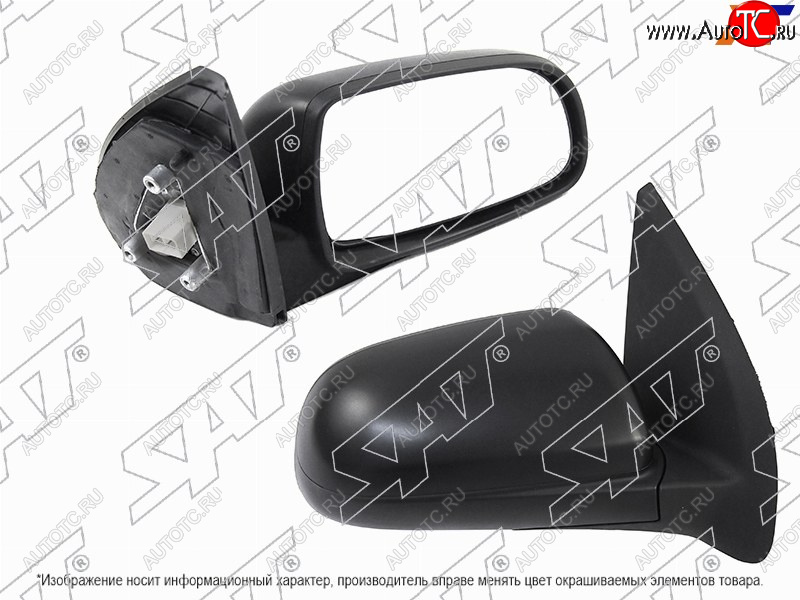 2 999 р. Зеркало Chevrolet Aveo 05-11  Daewoo Gentra 05-11  Ravon Nexia R3 16-20 (Справа Регулировка 3 ко SAT ST-CVA5-940-C1  с доставкой в г. Вологда