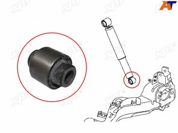 569 р. Сайлентблок Nissan Qashqai 06-13  X-Trail 07-15  Qashqai+2 08-14  Renault Koleos 08-16 SAT ST-E6210-JG01A-B2  с доставкой в г. Вологда. Увеличить фотографию 1