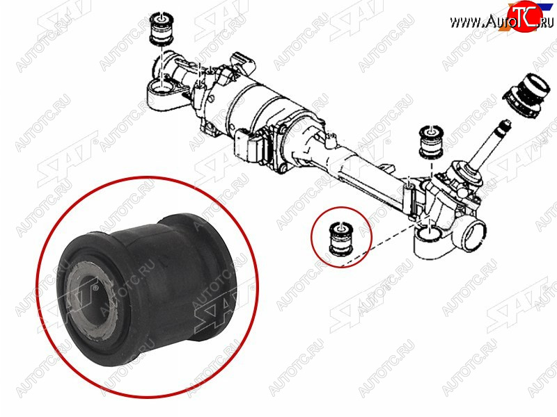 205 р. Втулка рулевой рейки Mazda 6 07-12  Atenza 07-12 SAT ST-G33S-32-123B  с доставкой в г. Вологда