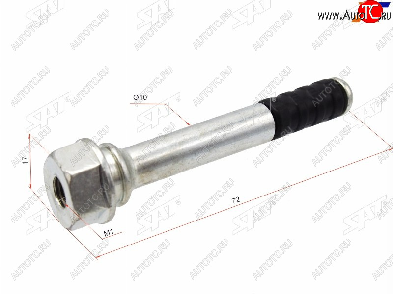 78 р. Направляющая суппорта FR MAZDA 6 GH 2008-2013 SAT ST-GS1D-33-998  с доставкой в г. Вологда