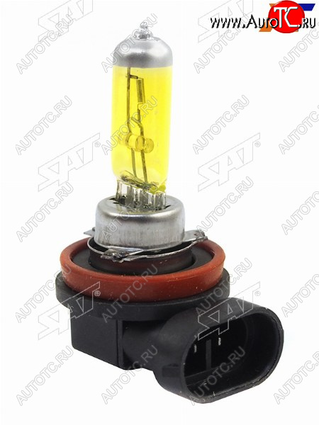 213 р. Лампа головного освещения галогенная желтая H11 12V 55W SAT ST-H11Y-12V  с доставкой в г. Вологда