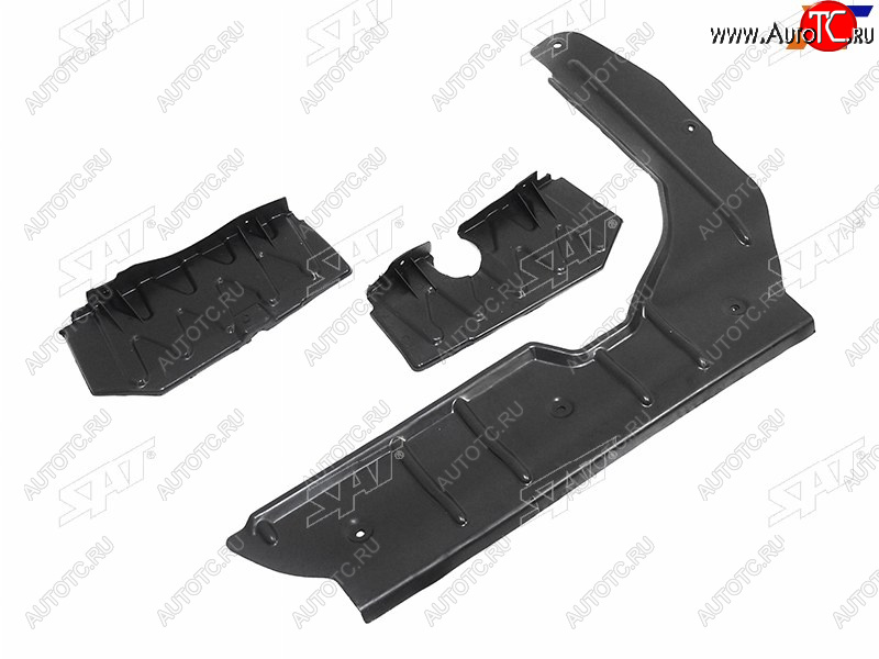 1 239 р. Защита двигателя KIA RIO 05-11HYUNDAI ACCENT 06-10 из 3х частей SAT ST-HNA5-025-0  с доставкой в г. Вологда