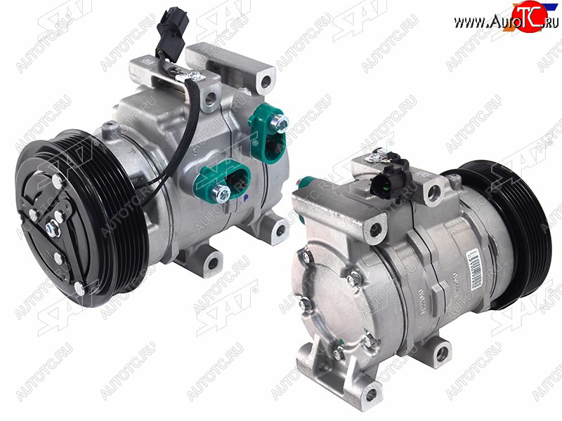 17 349 р. Компрессор кондиционера Hyundai Solaris 10-20  Kia Rio 11-20  Hyundai Accent 11-17  Kia Rio X-Lin SAT ST-HNS1-396-0  с доставкой в г. Вологда