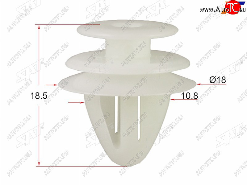 19 р. Клипса обшивки двери TOYOTALEXUS (1 шт.) SAT ST-KJ-304  с доставкой в г. Вологда