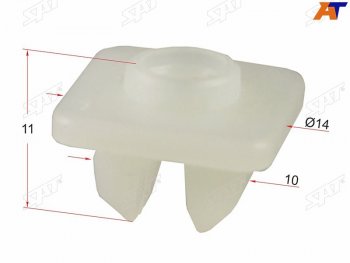11 р. Клипса двери TOYOTALEXUS (1 шт.) SAT ST-M10357  с доставкой в г. Вологда. Увеличить фотографию 2