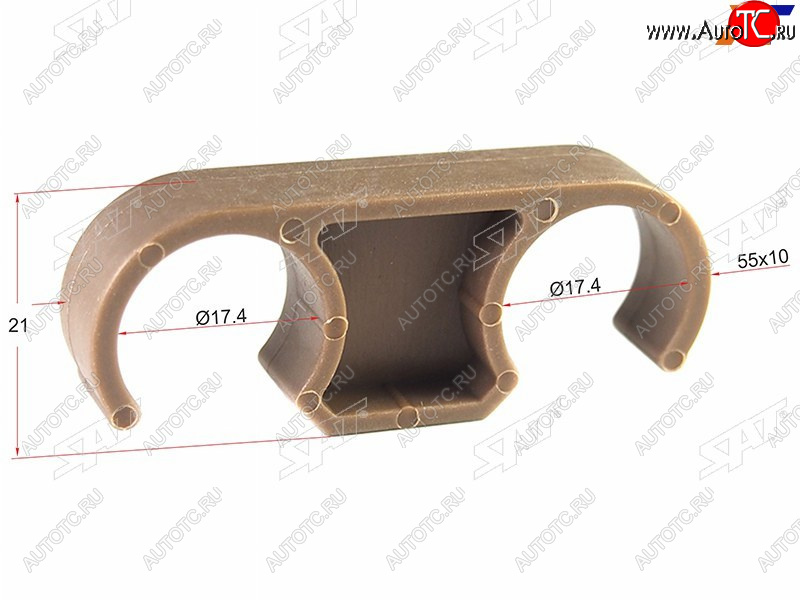 32 р. Клипса эл. проводки TOYOTALEXUS (1 шт.) SAT ST-M10377  с доставкой в г. Вологда