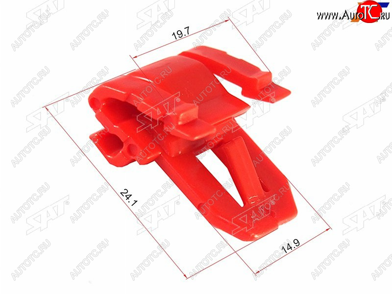 13 р. Клипса молдинга HONDA (1 шт.) SAT ST-M10567  с доставкой в г. Вологда