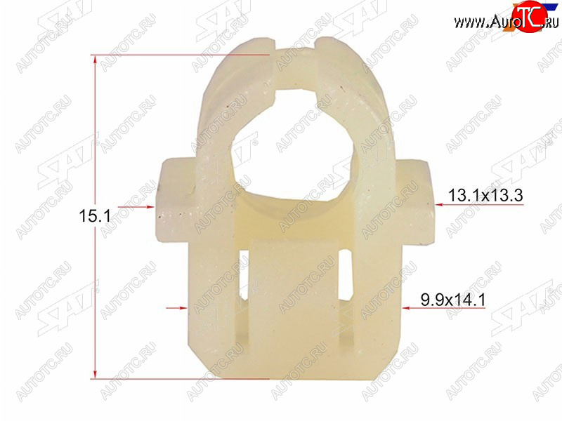 11 р. Клипса молдинга кузова HONDA (1 шт.) SAT ST-M10566  с доставкой в г. Вологда