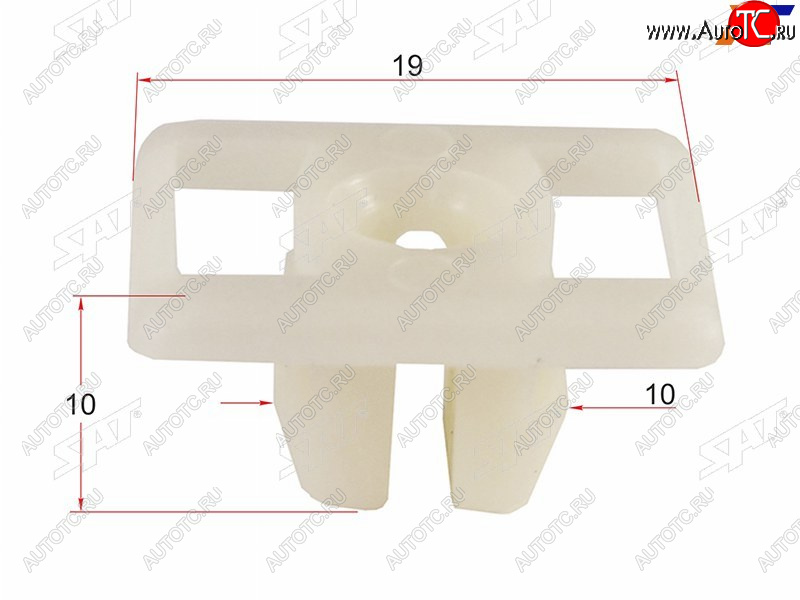 13 р. Клипса рамки гос. номера FORD (1 шт.) SAT ST-M10784  с доставкой в г. Вологда