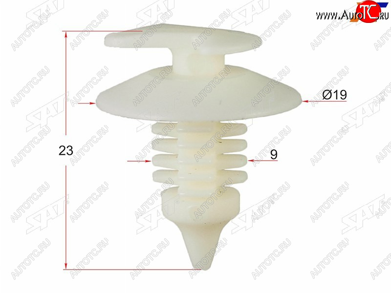13 р. Клипса обшивки двери VAGRENAULTSEAT (1 шт.) SAT ST-M10932  с доставкой в г. Вологда