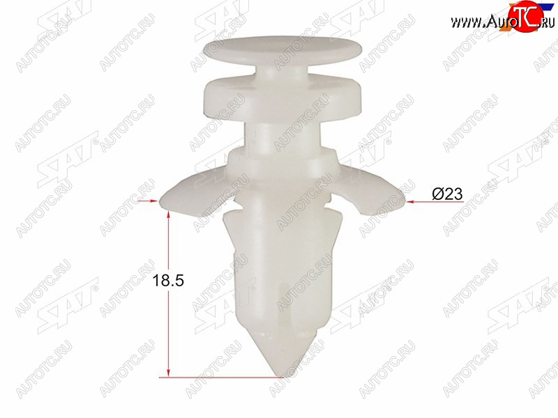 13 р. Клипса обшивки FORDLINCOLN (1 шт.) SAT ST-M11021  с доставкой в г. Вологда