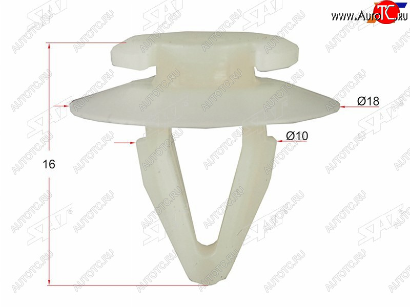 89 р. Клипса обшивки двери VAG (1 шт.) SAT ST-M11278  с доставкой в г. Вологда