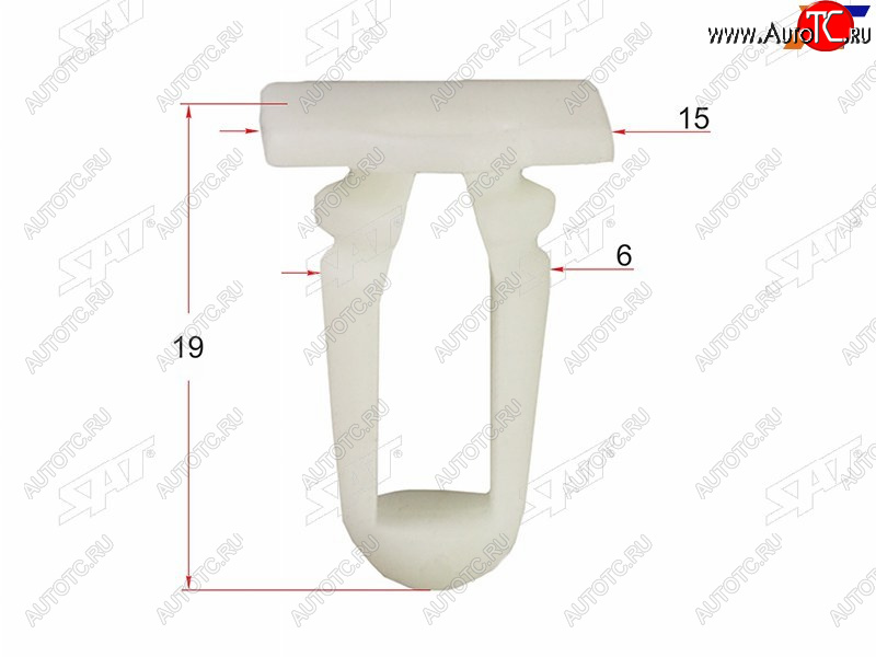 13 р. Клипса молдинга VAG (1 шт.) SAT ST-M11267  с доставкой в г. Вологда