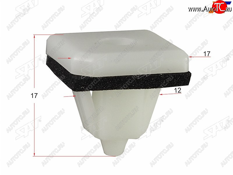 16 р. Клипса молдинга кузова HYUIDAIKIA (1 шт.) SAT ST-M11313  с доставкой в г. Вологда