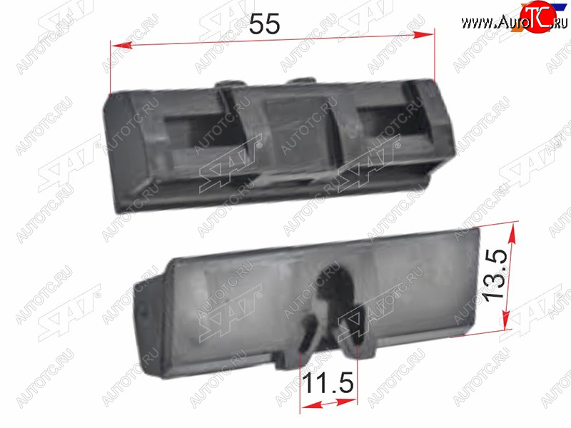 359 р. Клипса молдинга лобового стекла LEXUS GS ##S19# 05-12  LS ##F4# 06-17 (1 шт.) SAT ST-M12667  с доставкой в г. Вологда