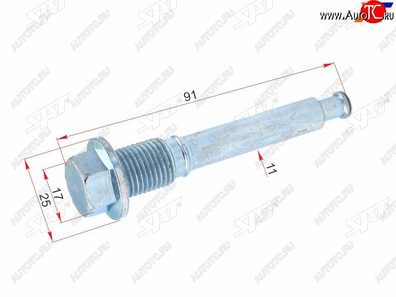 108 р. Направляющая суппорта MITSUBISHI PAJERO V20V40 90-00 SAT ST-MB618228  с доставкой в г. Вологда
