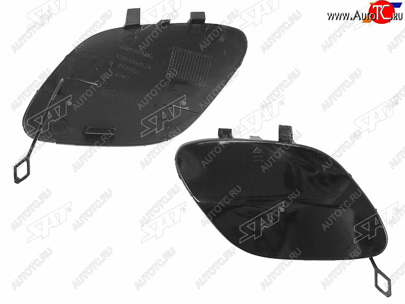 719 р. Заглушка в бампер под крюк RH SAT  Mercedes-Benz C-Class  S205 (2014-2018) дорестайлинг универсал  с доставкой в г. Вологда