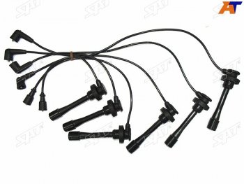 Провода высоковольтные MITSUBISHI PAJEROMONTERO SPORT K96W 98-09 6G72 (кругл. резин.) SAT ST-MD371794