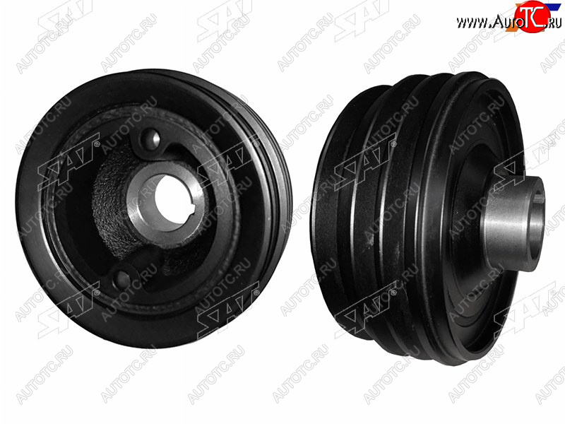 8 299 р. Шкив коленвала MITSUBISHI PAJERO LHD 4M40 94-00 SAT ST-ME202491  с доставкой в г. Вологда