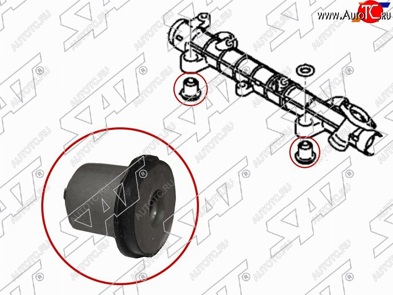 299 р. Втулка рулевой рейки Mitsubishi Galant 06-12  Eclipse 05-11  Endeavor 03-11 SAT ST-MN101259B  с доставкой в г. Вологда