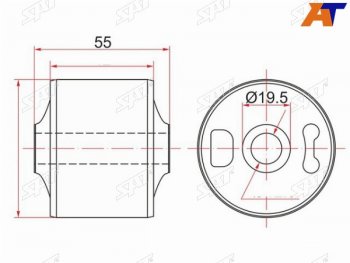 Сайлентблок Mitsubishi Delica 94-07  L200 07-  Pajero 99-20  Pajero Sport 08-21  Renault Megane SAT ST-MR992363